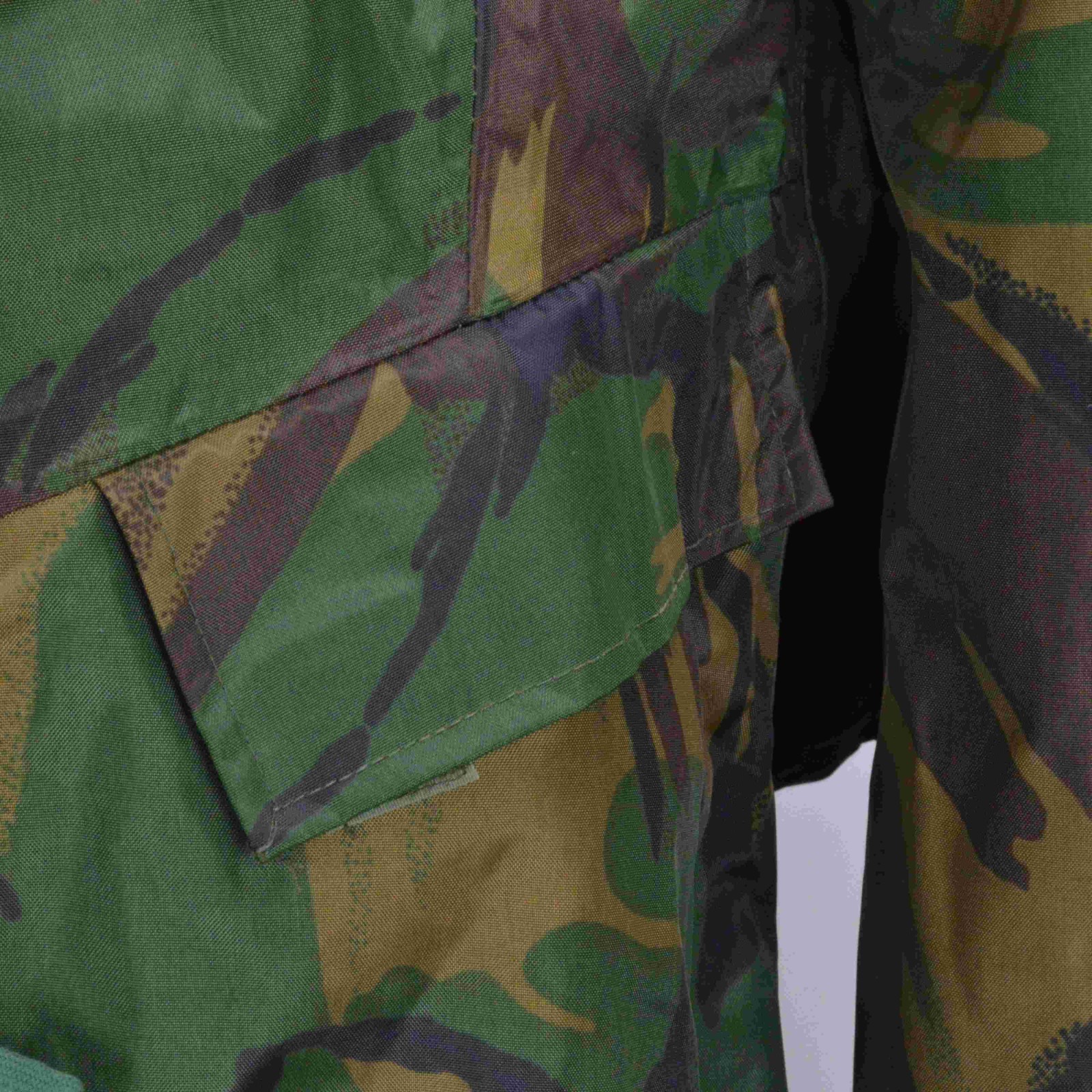 British Army DPM Woodland PVC Waterproof Smock Hooded Rain Jacket - Image 4