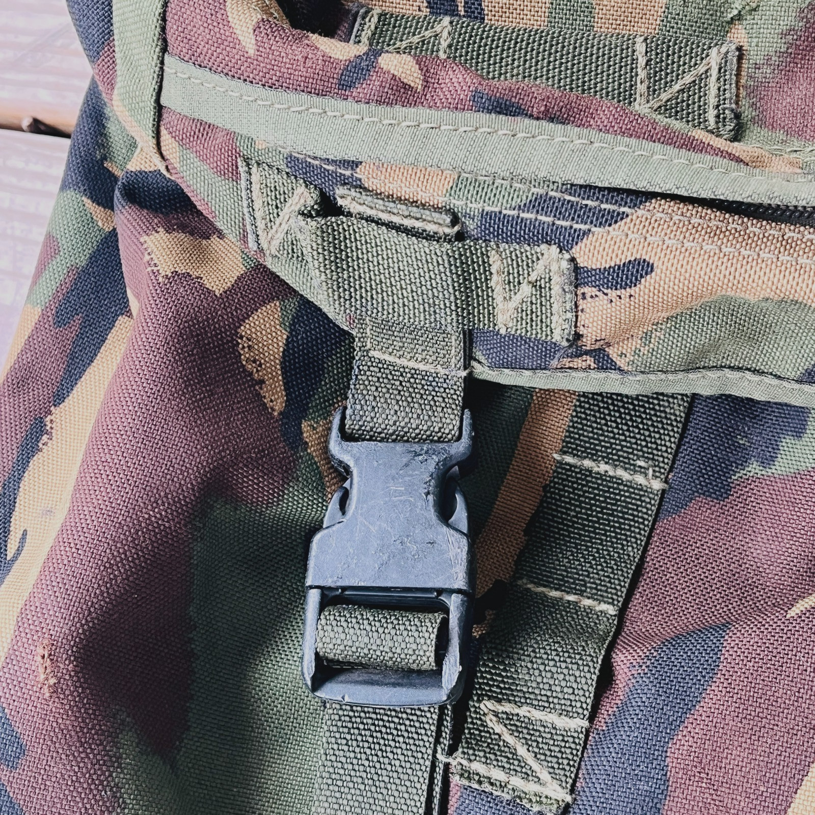 British Army DPM Patrol Pack 30 Liter Rucksack Backpack Side Pouches Removed - Image 4