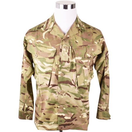 British Army Camo Military Womens Barrack Shirt Maternity Green Beige MTP