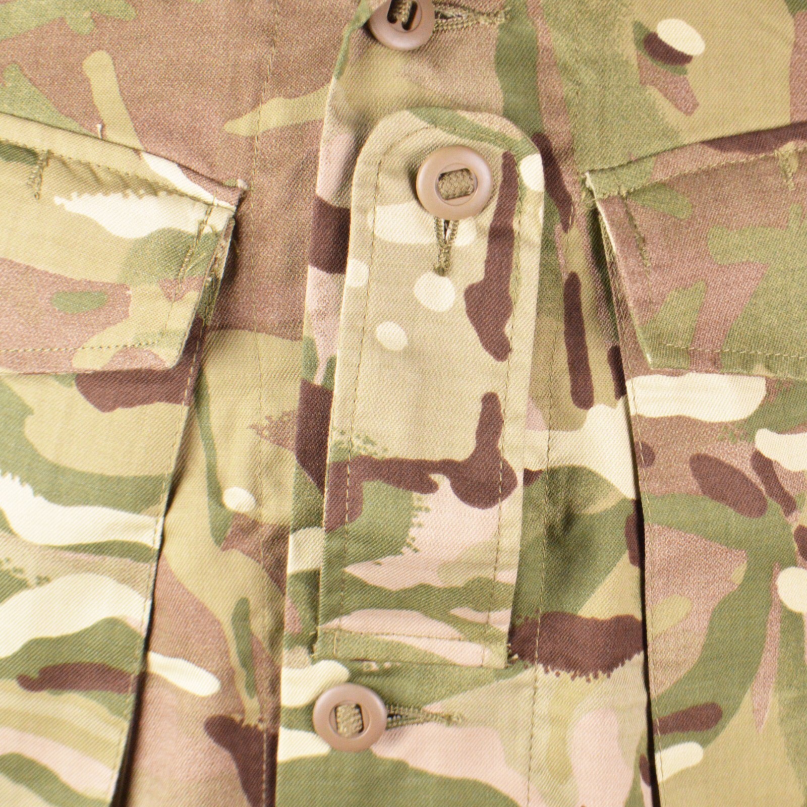 British Army Camo Military Womens Barrack Shirt Maternity Green Beige MTP - Image 2