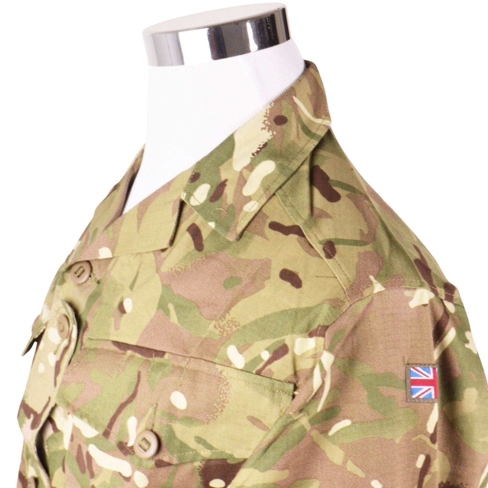 British Army Camo Military Womens Barrack Shirt Maternity Green Beige MTP - Image 5